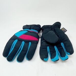 THINSULATE ULTRA Men’s Blue Heavy Water Resistant Winter Gloves Multicolor Sz L